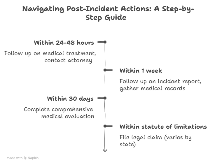 Post incident actions