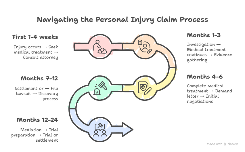 Personal injury claim process