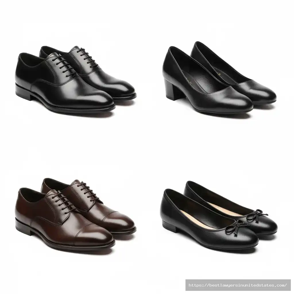 Professional footwear for lawyers - Oxfords, pumps, and appropriate court shoes