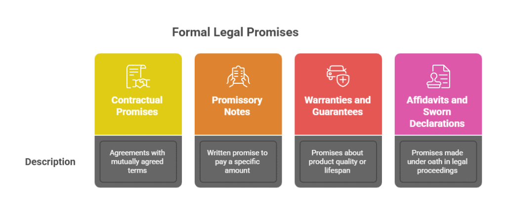 Types of Formal Legal Promises