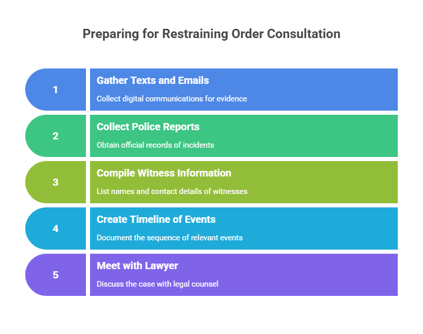 Preparing for Your Consultation With a Restraining Order Lawyer