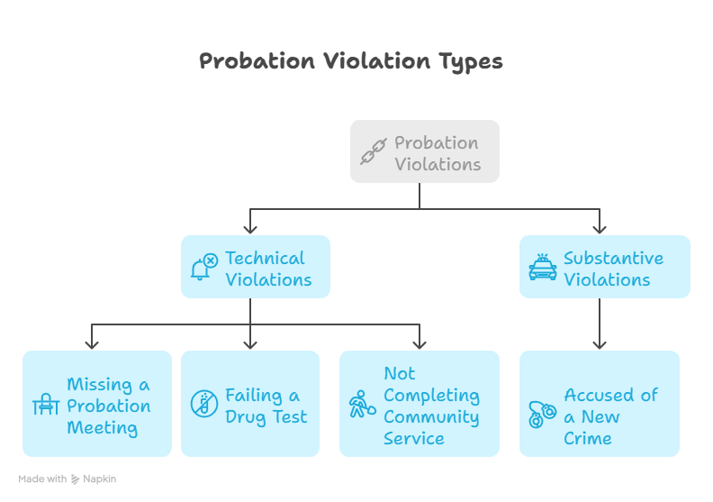Types of Probation Violations
