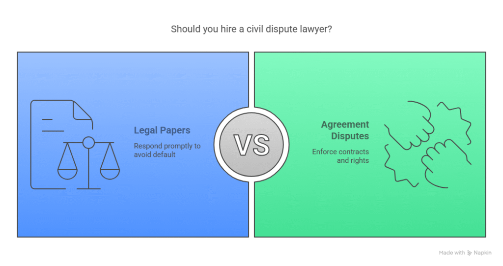 When to Hire a Civil Dispute Lawyer