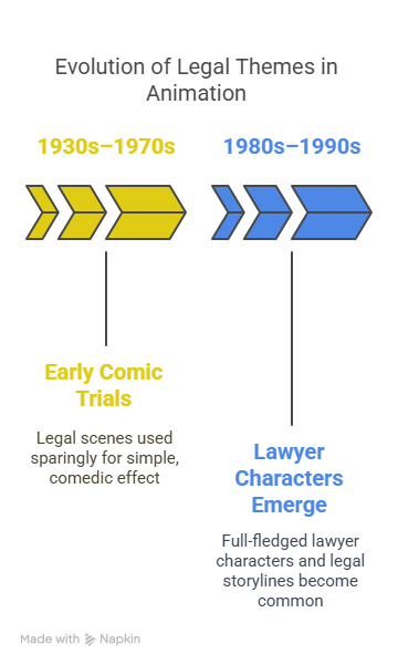 History of Cartoon Lawyers in Entertainment