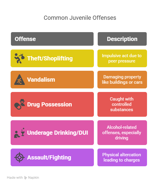Common Juvenile Offenses