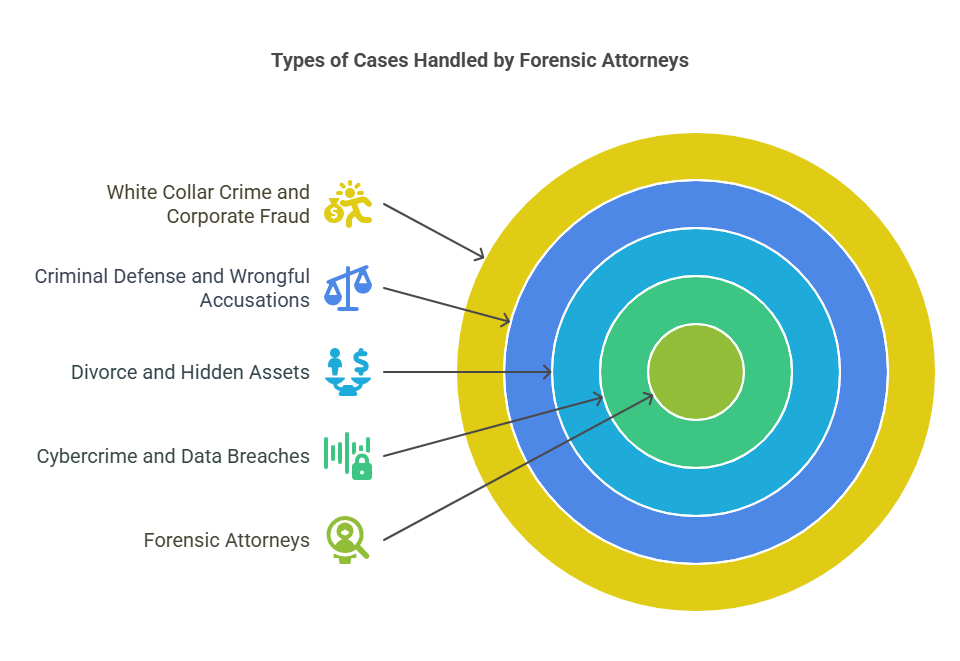 Types of Cases Handled by Forensic Attorneys