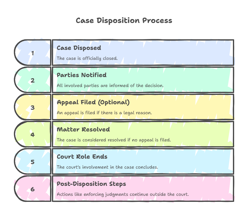 What Happens After a Case is Disposed?