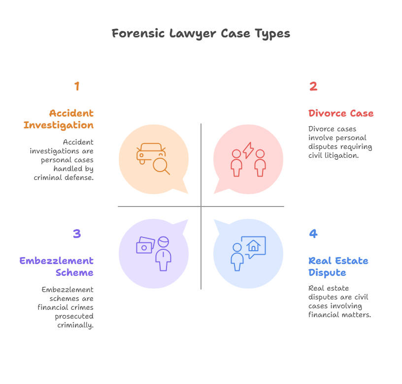 Types of Cases Forensic Lawyers Handle