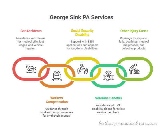 Services Offered by George Sink PA Injury Lawyers