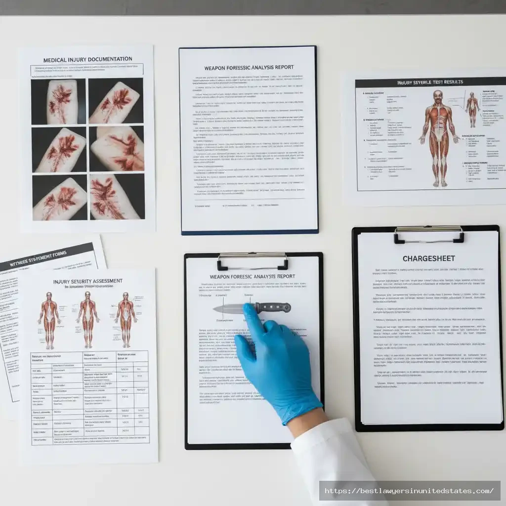 Forensic evidence including medical reports, weapon analysis, and witness statements required to prove IPC Section 307