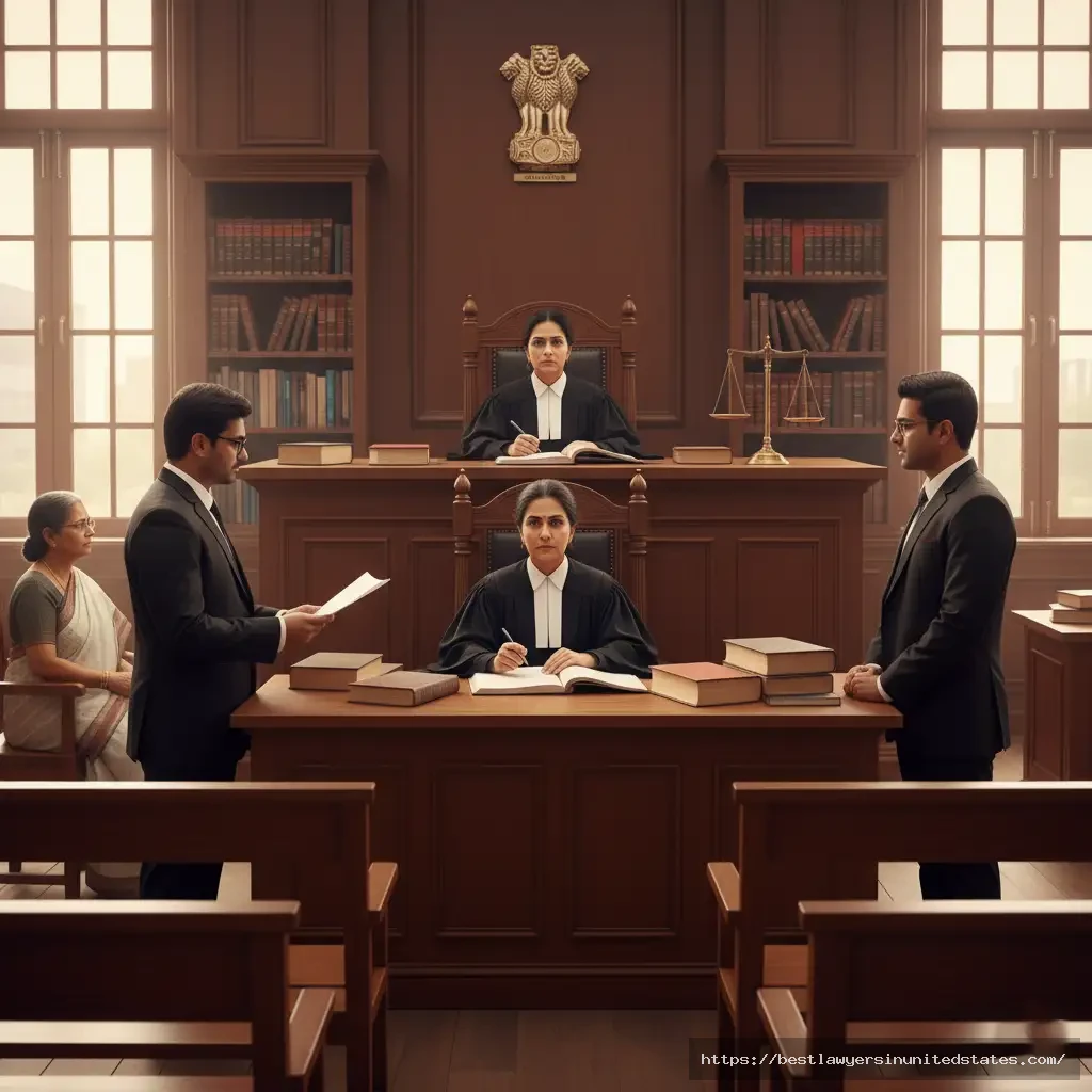 Indian Sessions Court interior where Section 376 IPC cases are tried