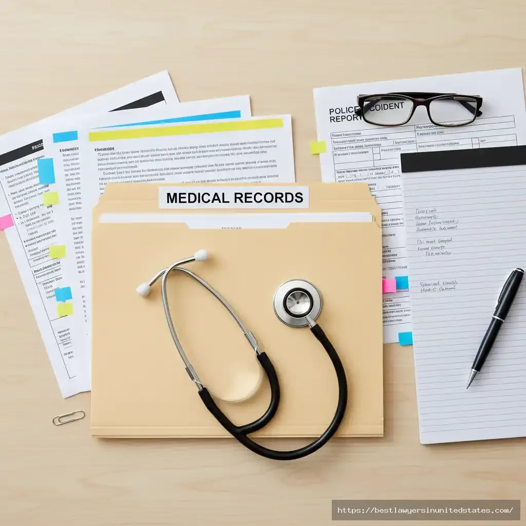 Medical records and legal documentation required for Georgia personal injury claim investigation