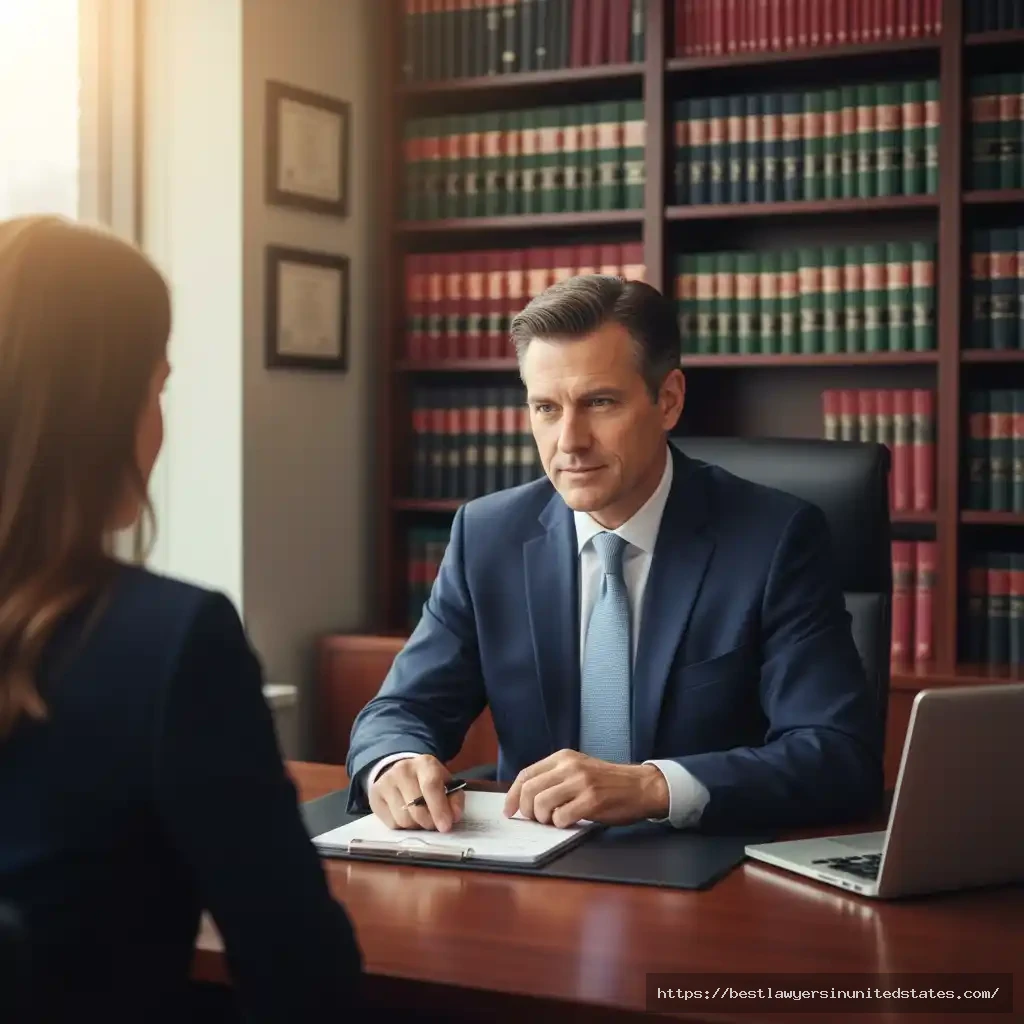Personal injury attorney conducting free case evaluation consultation with Georgia accident victim