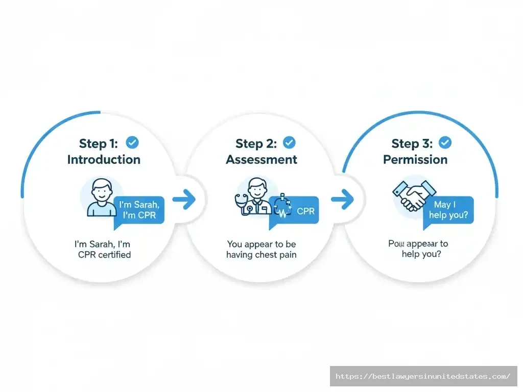 Three-step process for obtaining consent: identify yourself, explain observations, request permission
