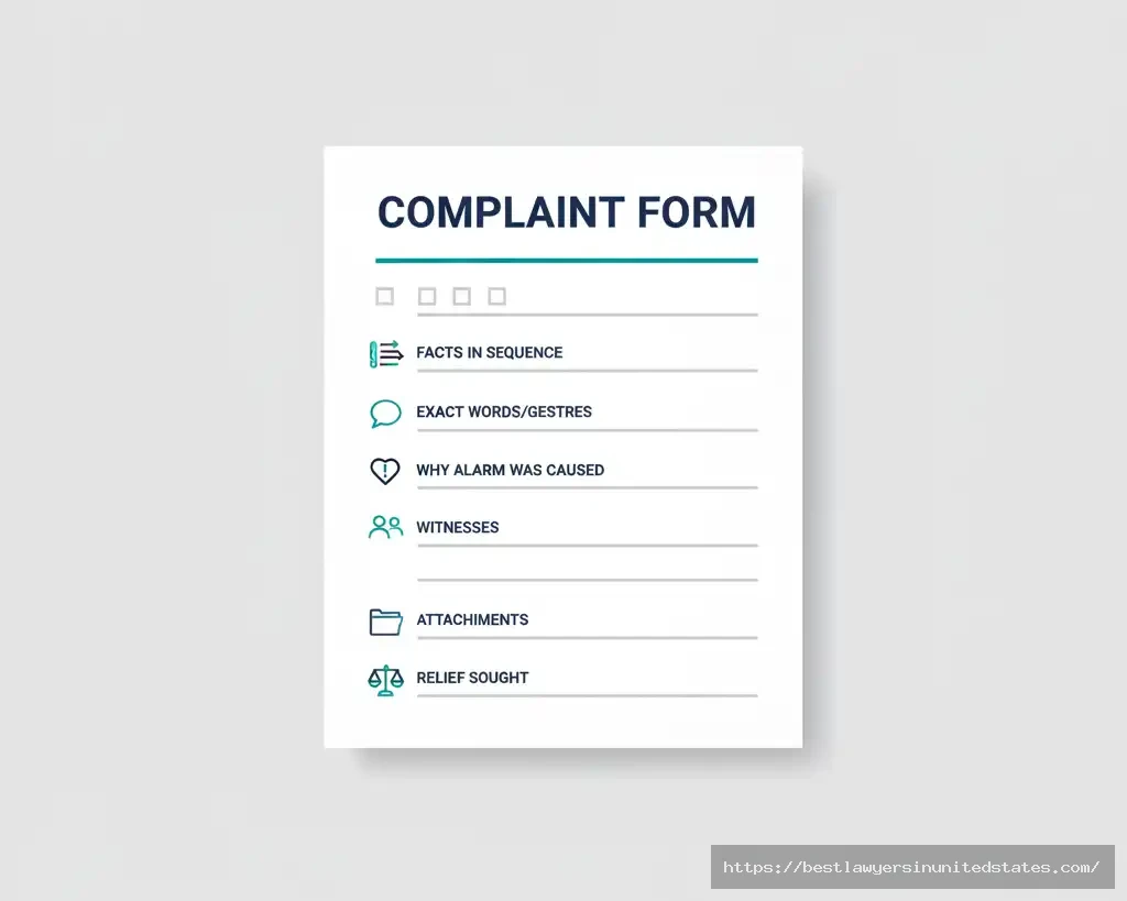 IPC 506 complaint template with fields for facts, threats, witnesses and attachments
