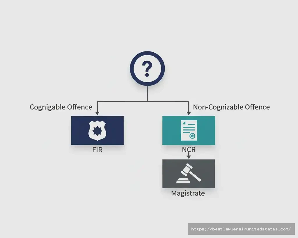FIR versus NCR decision tree for IPC 506 complaints