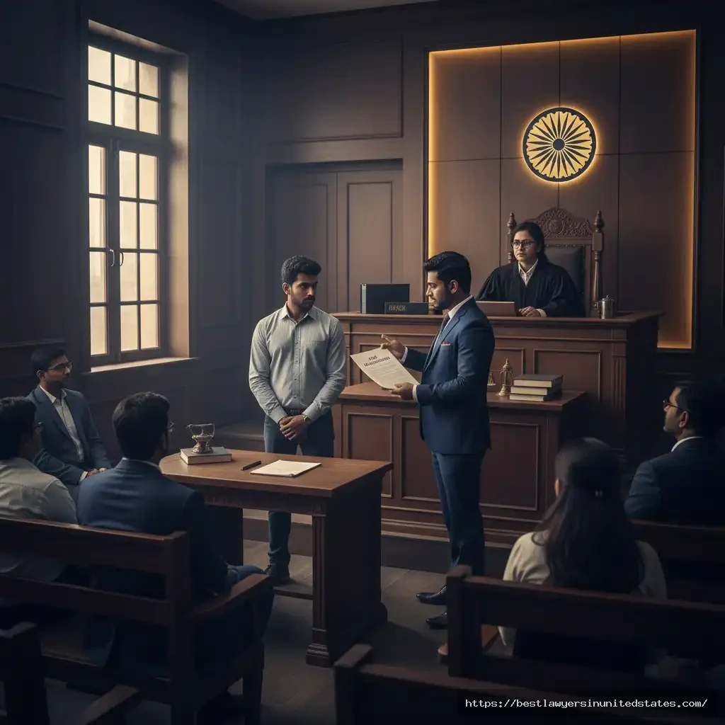 Bail hearing in an Indian courtroom for a Section 323 IPC case