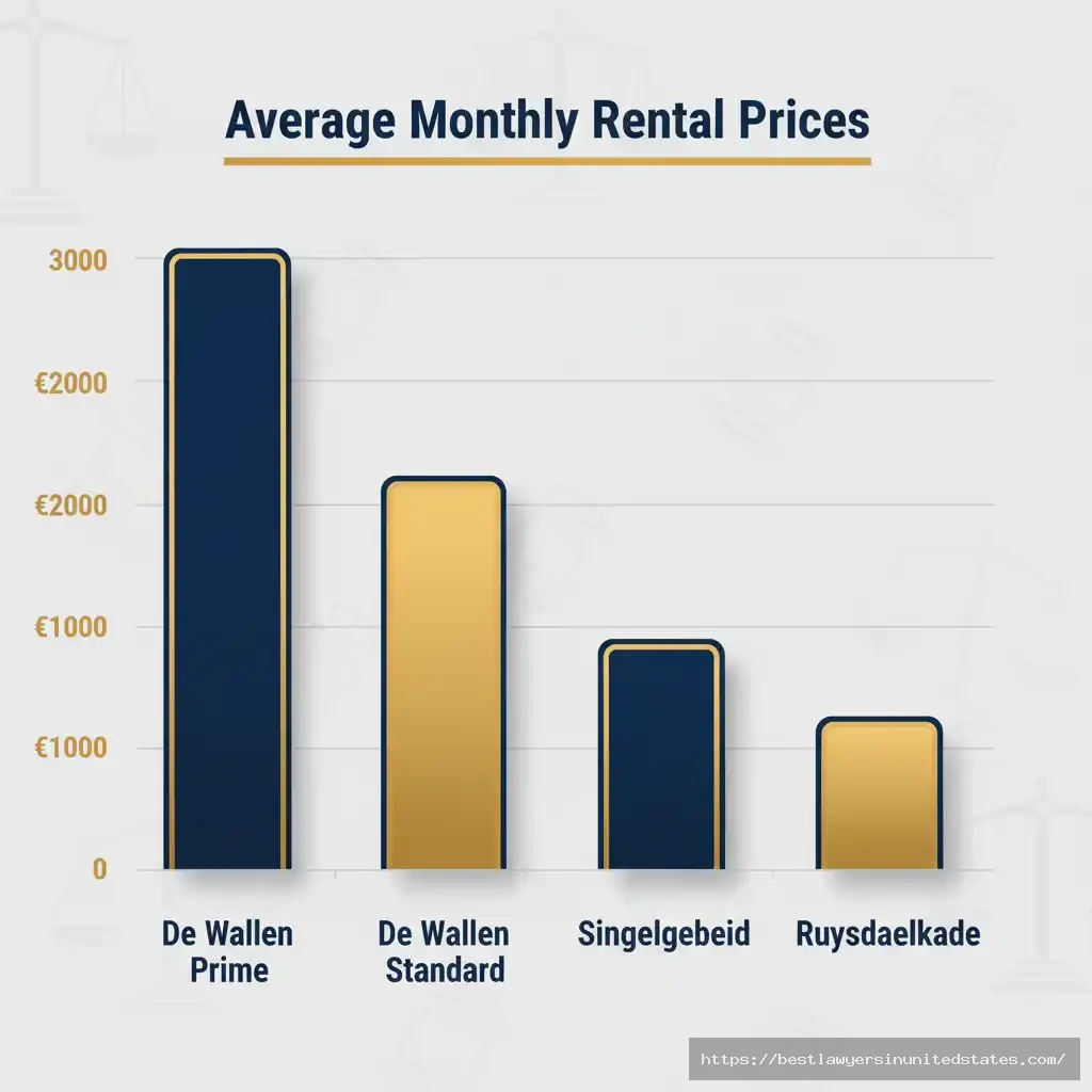 Bar chart comparing window rental prices across Amsterdam prostitution zones in 2025