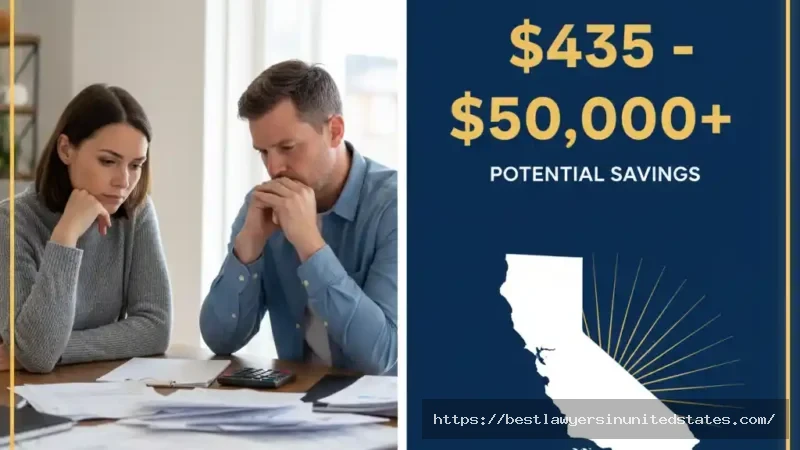 California divorce cost ranges from $435 for simple cases to over $50,000 for contested divorces - comprehensive visual guide