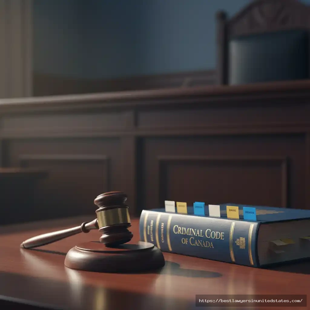 Close-up of a courtroom gavel and legal book symbolizing Canadian prostitution-related charges. is prostitution legal in canada