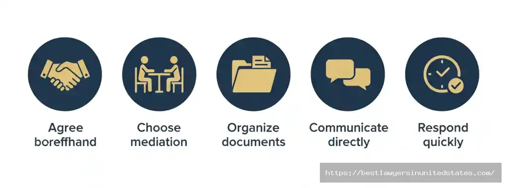 Five strategies to reduce Illinois divorce costs pre-agreement, mediation, document organization, direct communication, quick responses