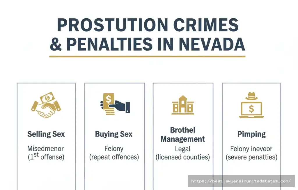Infographic explaining what types of prostitution-related acts are illegal in the U.S.