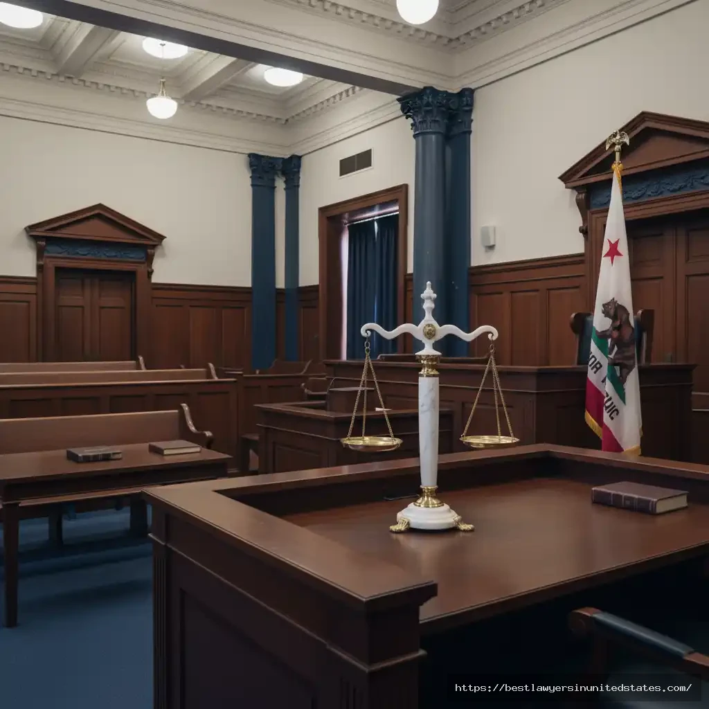 Inside a California courtroom representing enforcement of Penal Code 647(b)