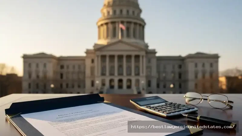 Michigan divorce legal documents and calculator with state capitol building - 2025 cost guide