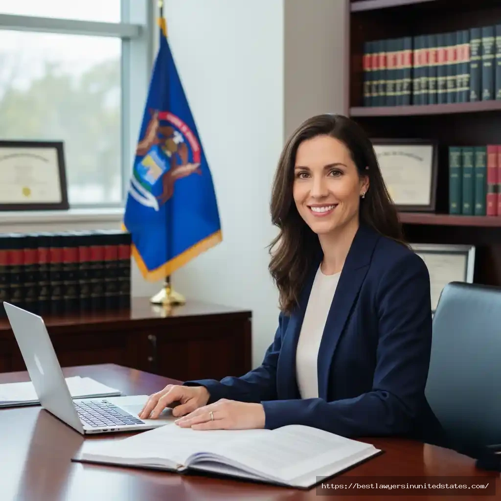 Michigan family law attorney in office ready to help with divorce cost consultation