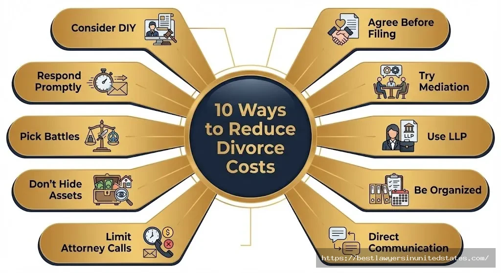 Ten practical strategies to reduce divorce costs in Colorado from mediation to organization