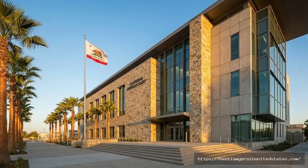 California Superior Court building exterior where DUI criminal cases are heard
