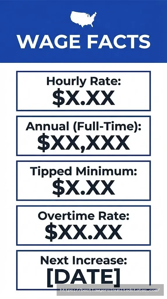 California minimum wage 2026 quick facts including hourly rate, annual salary, tipped wage and overtime rate