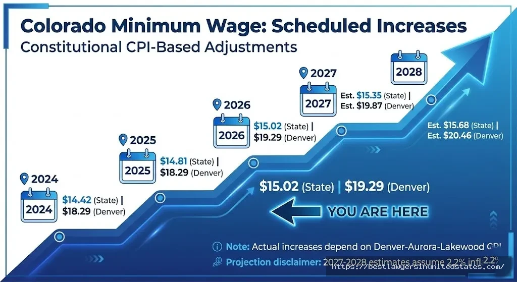 Colorado minimum wage exemptions executive administrative professional workers 2026