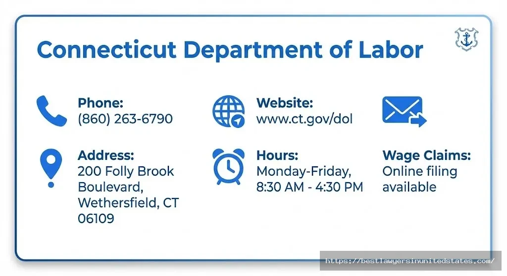 Connecticut 4-hour rule meal break requirement 30 minutes for 7.5 hour shifts