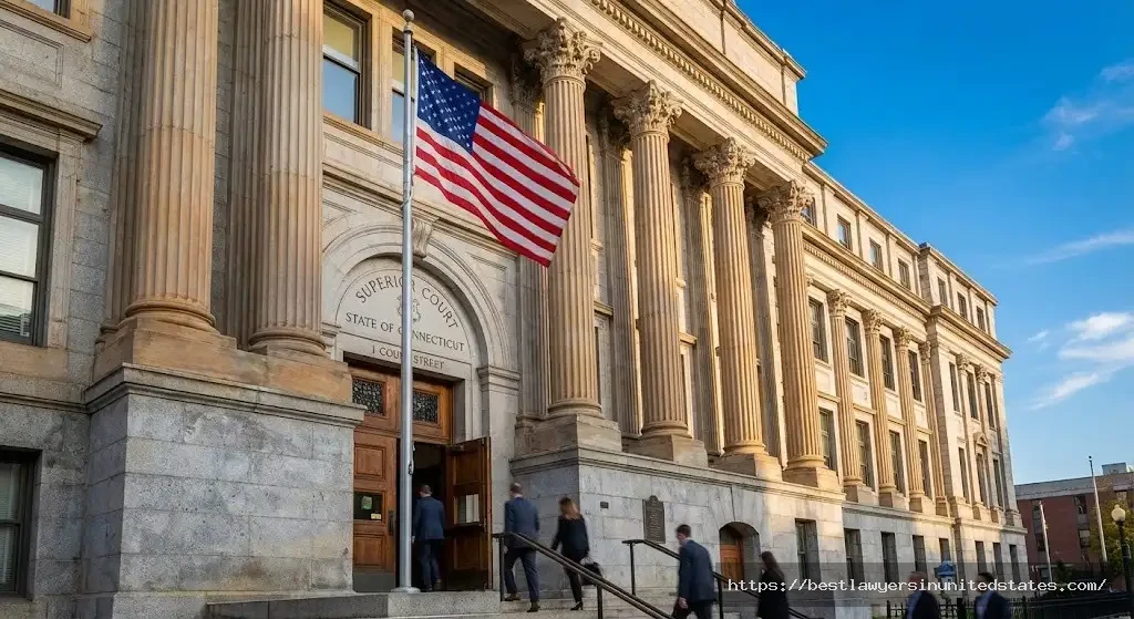Connecticut Superior Court building in Hartford where DUI criminal cases are prosecuted