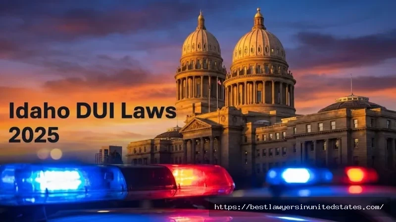 Idaho State Capitol and police vehicle representing Idaho DUI laws and legal consequences