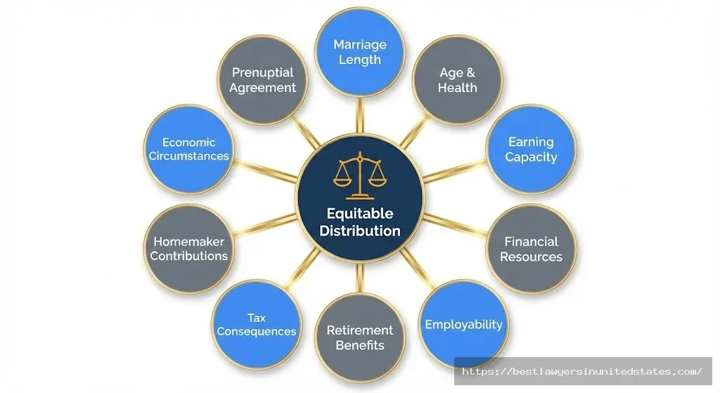 Idaho equitable distribution factors marriage length, earning capacity, age, health, retirement benefits, and 5 other court considerations