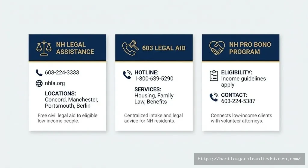 Illustration showing New Hampshire equitable distribution divorce law with 60-40 property split instead of automatic 50-50