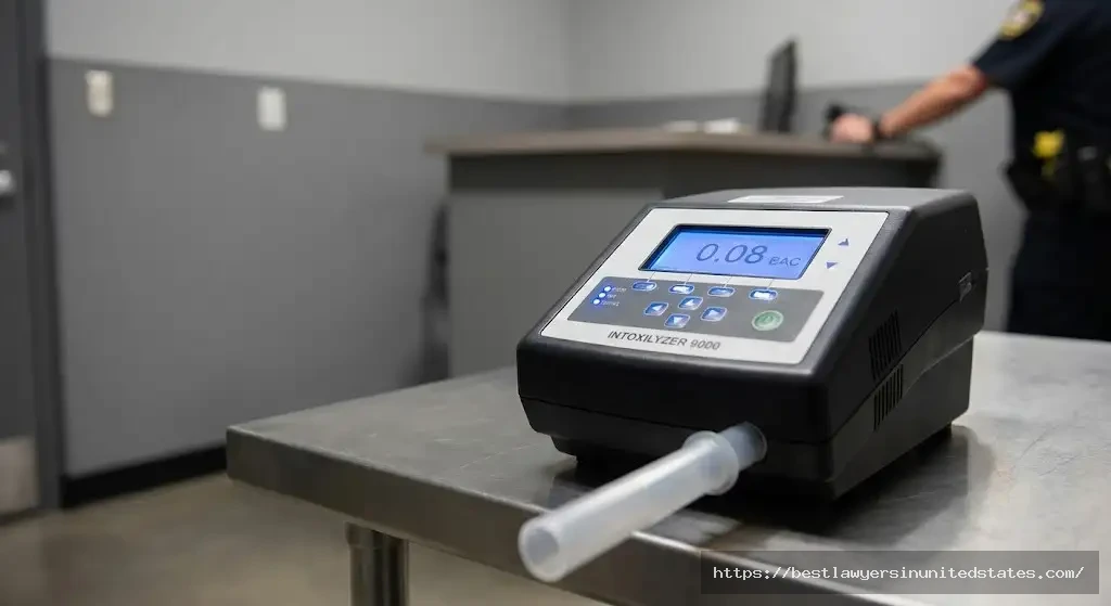 Intoxilyzer 9000 breathalyzer device used for DUI testing in Colorado police stations