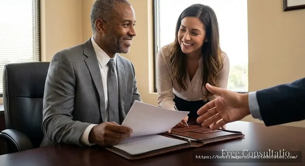 Iowa OWI attorney consulting with client during free initial consultation about drunk driving charges