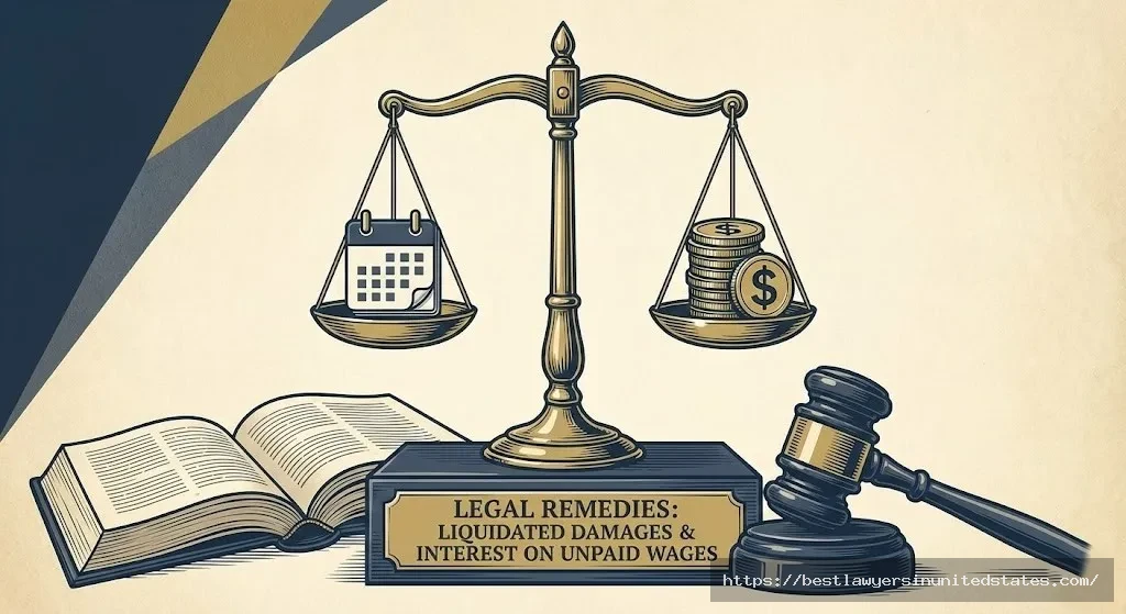 Liquidated damages and interest on unpaid wages