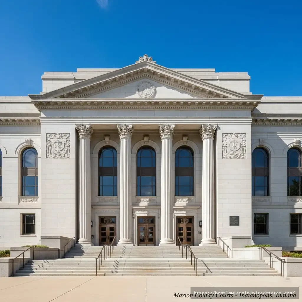 Marion County City-County Building in Indianapolis where Indiana OWI cases are heard in traffic court