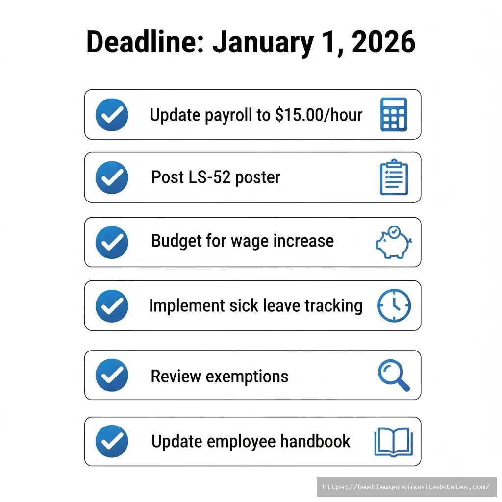 Missouri employer compliance checklist for 2026 minimum wage increase to $15 per hour