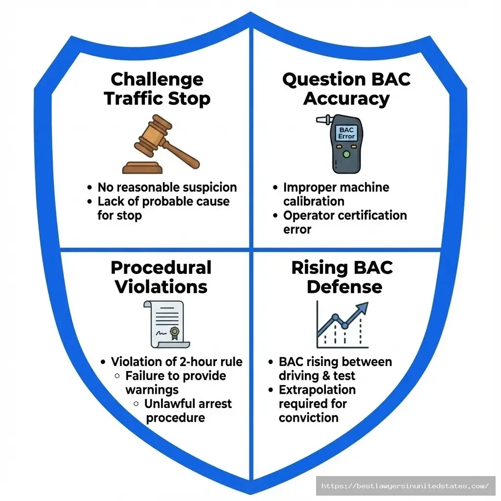 Pennsylvania DUI defense strategies - challenging stops, BAC tests, procedures and rising BAC claims