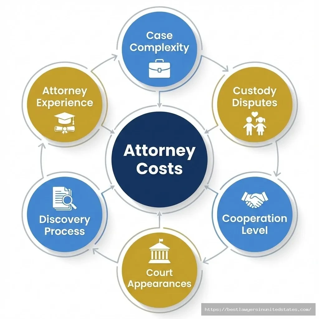 Six key factors that influence Delaware divorce attorney costs including case complexity and custody disputes