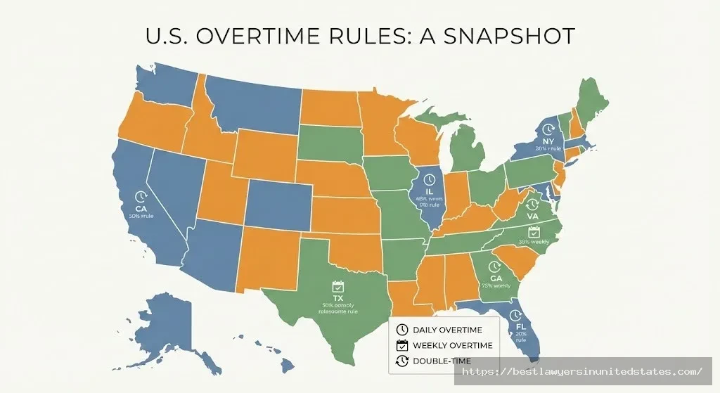 State specific overtime laws across the United States