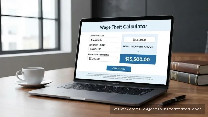 Wage theft calculator estimating unpaid wages and recovery