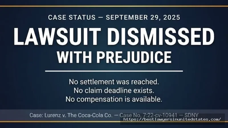 Simply Orange lawsuit dismissed with prejudice September 29, 2025 — no settlement, no claim process available