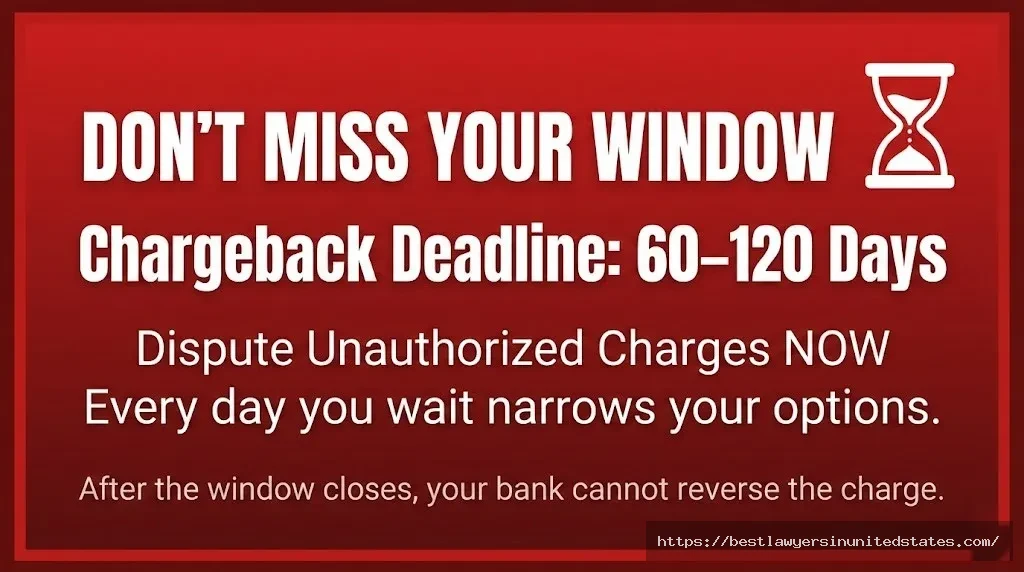 Urgent warning — credit card chargeback window for Crepe Erase charges is 60 to 120 days