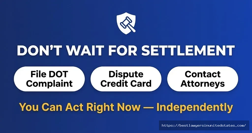 ASAP Tickets lawsuit action options file DOT complaint, dispute credit card charge, or contact class action attorneys today